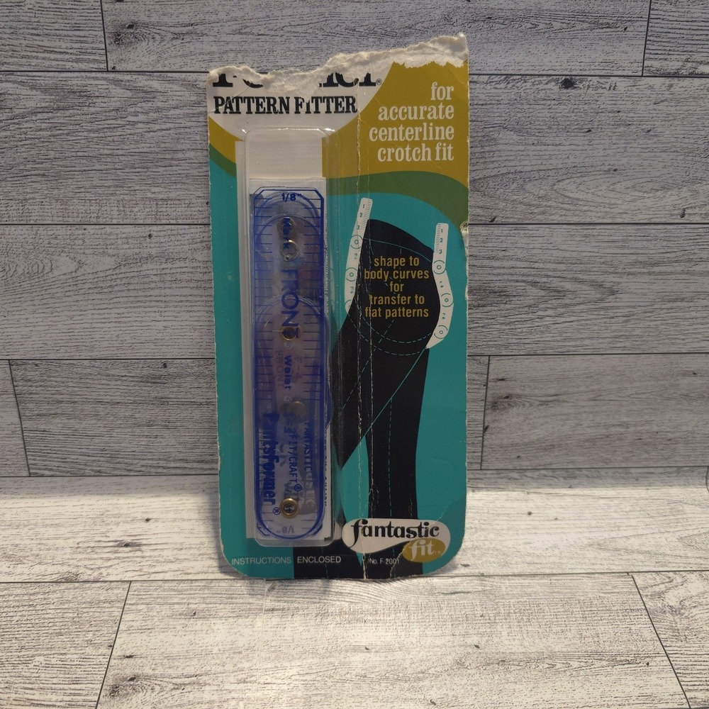 Pants Former Pattern Fitter for Crotch Fit Ripped Package Fantastic Fit‎ 1977